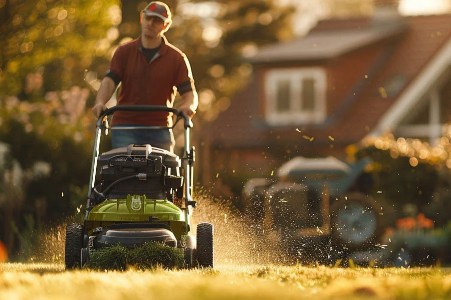 battery powered lawn mower